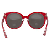 グッチ インターロッキングG サングラス GG0035SA レッド ブラック プラスチック レディース GUCCI 【中古】